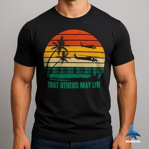 1177 Nine Line Jolly Green Graphic Tee – Size XL – Black